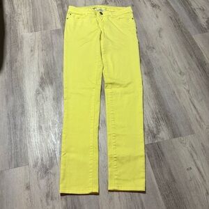 Celebrity Pink Size 3 Sour Lemon Yellow Skinny Jeans